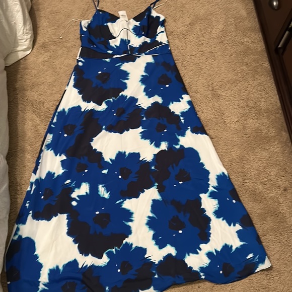 NWT Banana Republic Factory Floral Maxi Dress Size 8 - Picture 8 of 12